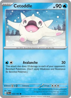Cetoddle (#053) — Reverse Holo — PAL 053