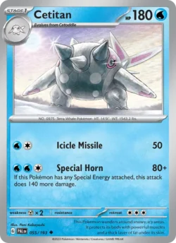 Cetitan (#055) — Reverse Holo — PAL 055