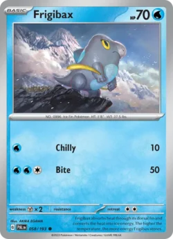 Frigibax (#058) — Reverse Holo — PAL 058