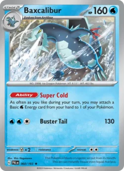 Baxcalibur (#060) — Reverse Holo — PAL 060