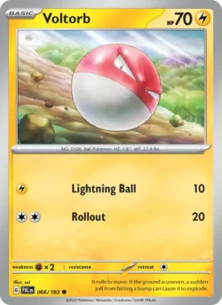 Voltorb (#066) — Reverse Holo — PAL 066