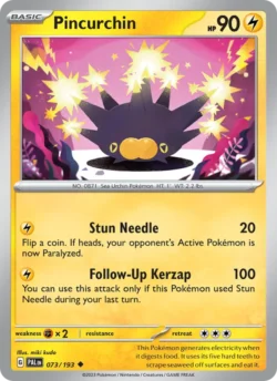 Pincurchin (#073) — Reverse Holo — PAL 073