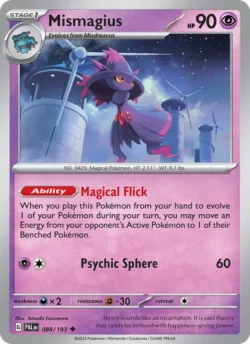 Mismagius (#088) — Reverse Holo — PAL 088