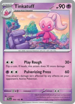 Tinkatuff (#104) — Reverse Holo — PAL 104