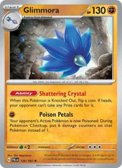 Glimmora (#126) — Reverse Holo — PAL 126