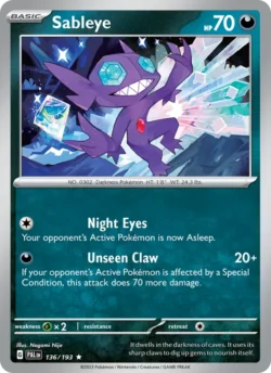 Sableye (#136) — Reverse Holo — PAL 136