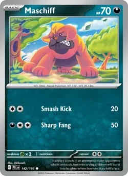 Maschiff (#142) — Reverse Holo — PAL 142