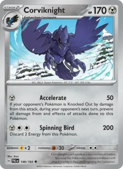 Corviknight (#148) — Reverse Holo — PAL 148