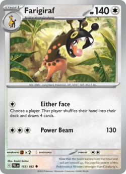 Farigiraf (#155) — Reverse Holo — PAL 155