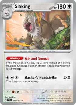 Slaking (#162) — Reverse Holo — PAL 162