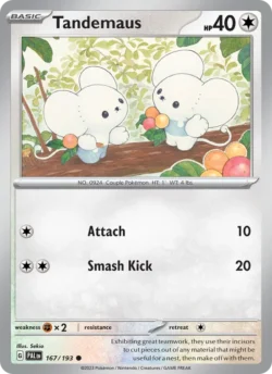 Tandemaus (#167) — Reverse Holo — PAL 167