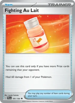 Fighting Au Lait (#181) — Reverse Holo — PAL 181