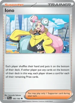 Iono (#185) — Reverse Holo — PAL 185