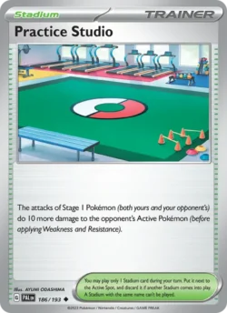 Practice Studio (#186) — Reverse Holo — PAL 186