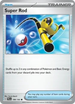 Super Rod (#188) — Reverse Holo — PAL 188