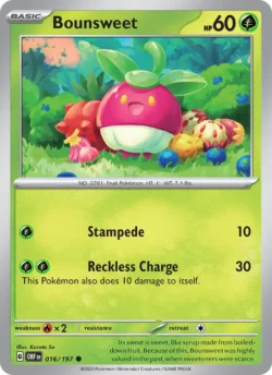 Bounsweet (#016) — Reverse Holo — OBF 016