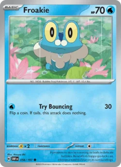 Froakie (#056) — Reverse Holo — OBF 056