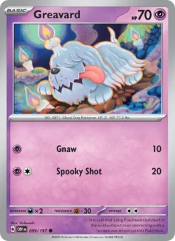 Greavard (#099) — Reverse Holo — OBF 099