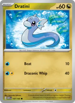 Dratini (#147) — Reverse Holo — MEW 147