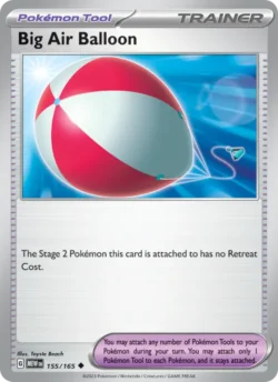 Big Air Balloon (#155) — Reverse Holo — MEW 155