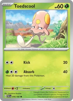 Toedscool (#016) — Reverse Holo — PAR 016