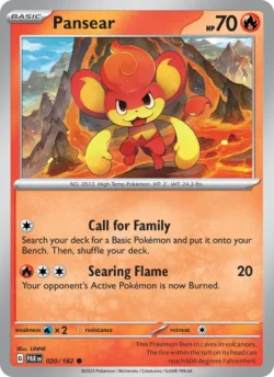 Pansear (#020) — Reverse Holo — PAR 020