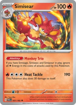 Simisear (#021) — Reverse Holo — PAR 021