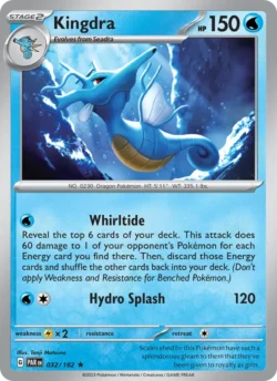 Kingdra (#032) — Reverse Holo — PAR 032