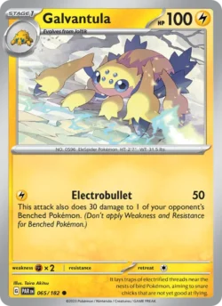 Galvantula (#065) — Reverse Holo — PAR 065