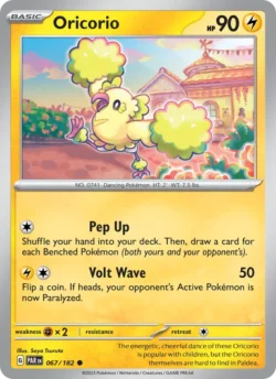 Oricorio (#067) — Reverse Holo — PAR 067