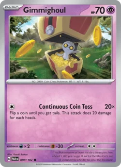 Gimmighoul (#088) — Reverse Holo — PAR 088