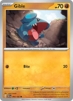 Gible (#094) — Reverse Holo — PAR 094