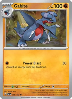 Gabite (#095) — Reverse Holo — PAR 095