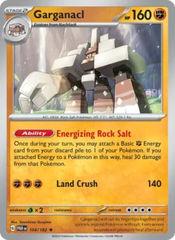 Garganacl (#104) — Reverse Holo — PAR 104