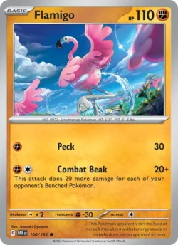 Flamigo (#106) — Reverse Holo — PAR 106