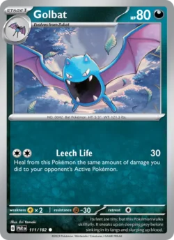 Golbat (#111) — Reverse Holo — PAR 111