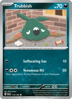 Trubbish (#116) — Reverse Holo — PAR 116