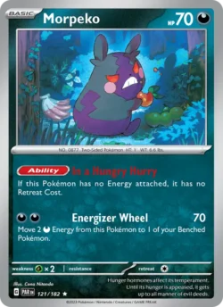 Morpeko (#121) — Reverse Holo — PAR 121