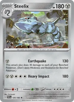 Steelix (#125) — Reverse Holo — PAR 125