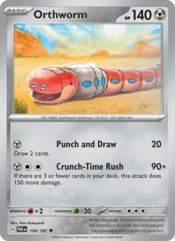 Orthworm (#138) — Reverse Holo — PAR 138
