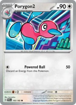 Porygon2 (#143) — Reverse Holo — PAR 143