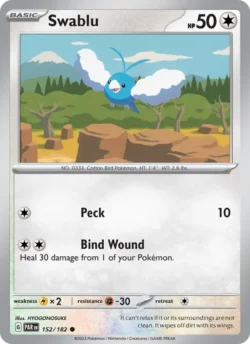 Swablu (#152) — Reverse Holo — PAR 152
