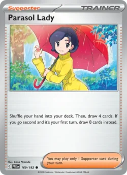 Parasol Lady (#169) — Reverse Holo — PAR 169
