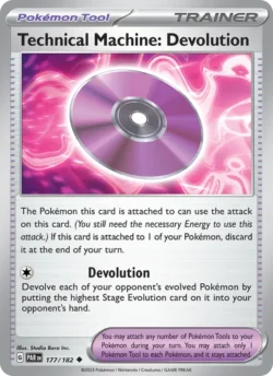 Technical Machine: Devolution (#177) — Reverse Holo — PAR 177