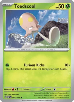 Toedscool (#004) — Reverse Holo — PAF 004