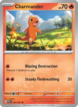Charmander (#007) — Cosmos Holo — PAF 007