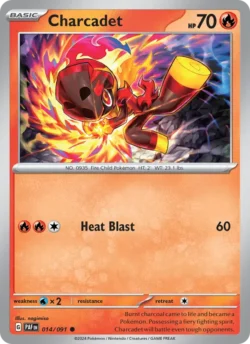 Charcadet (#014) — Reverse Holo — PAF 014