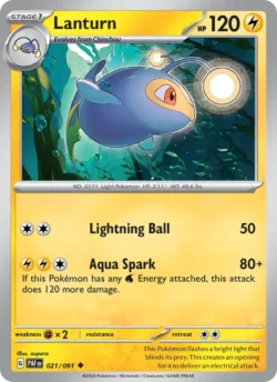 Lanturn (#021) — Reverse Holo — PAF 021