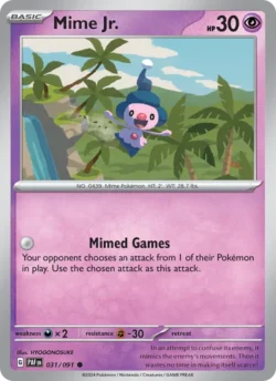 Mime Jr. (#031) — Reverse Holo — PAF 031
