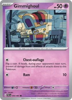 Gimmighoul (#044) — Reverse Holo — PAF 044
